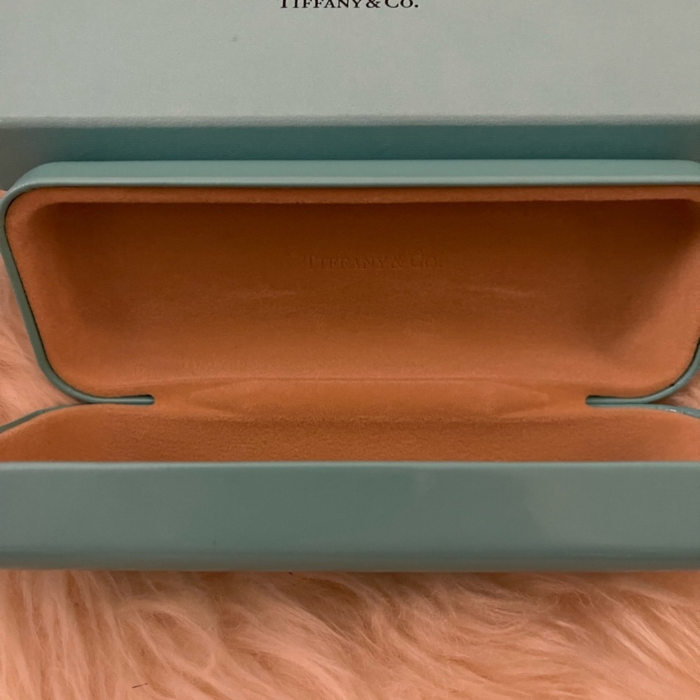 Tiffany & Co. Blue Glasses Case Set. Full set - Picture 4 of 4